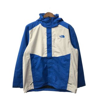 ザノースフェイス(THE NORTH FACE)のTHE NORTH FACE ノースフェイス HYVENT マウンテンパーカー ジャケット アウトドア リップストップ ブルー (メンズ L) 中古 古着 Q1648(その他)