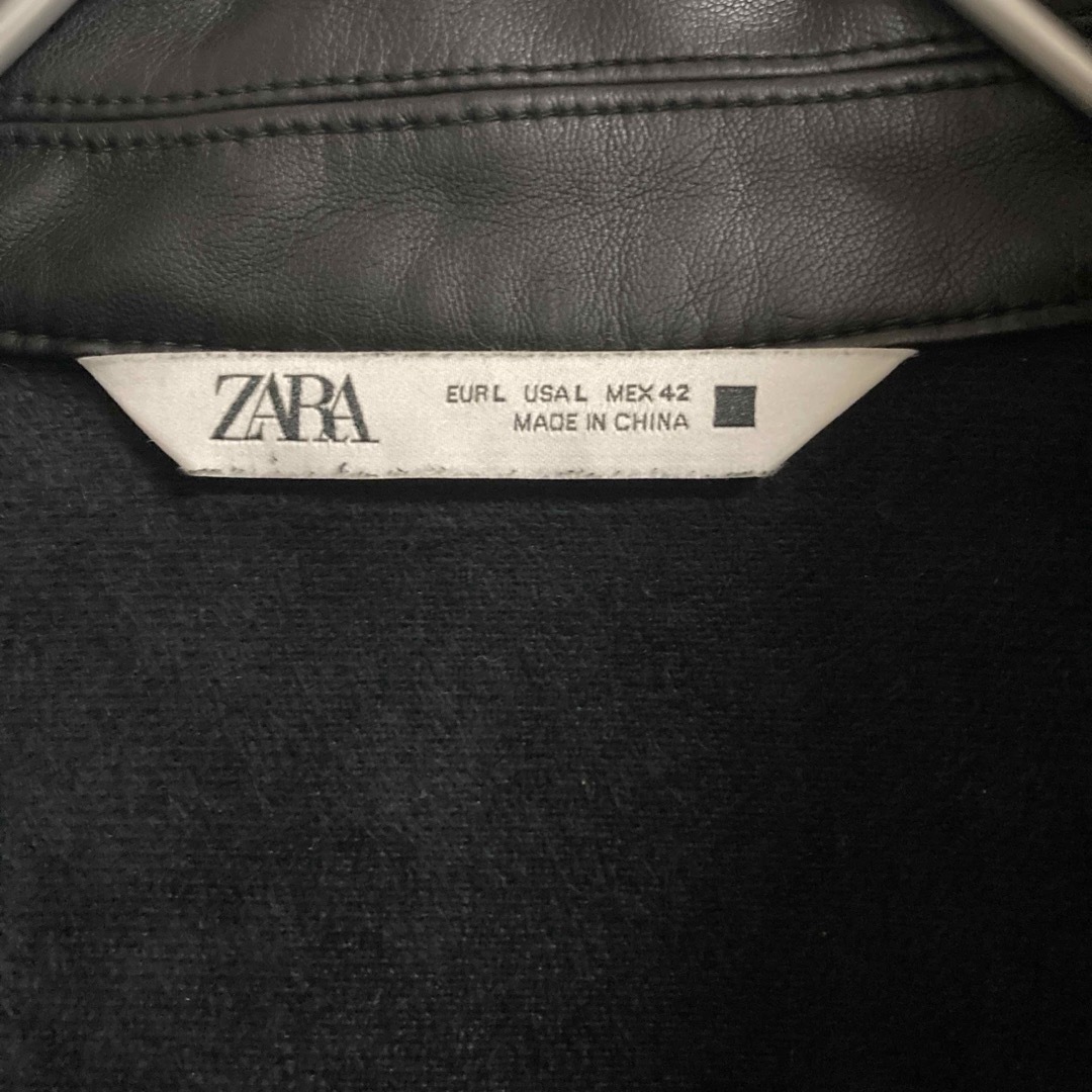 ZARA(ザラ)のZARA⭐️レザー風⭐️大きめのサイズ⭐️ メンズのジャケット/アウター(レザージャケット)の商品写真