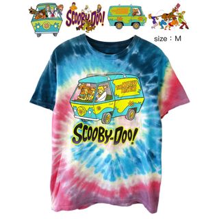 Scooby-Doo　スクービー・ドゥー　Tシャツ　M　ダイタイ柄　USA古着(Tシャツ/カットソー(半袖/袖なし))