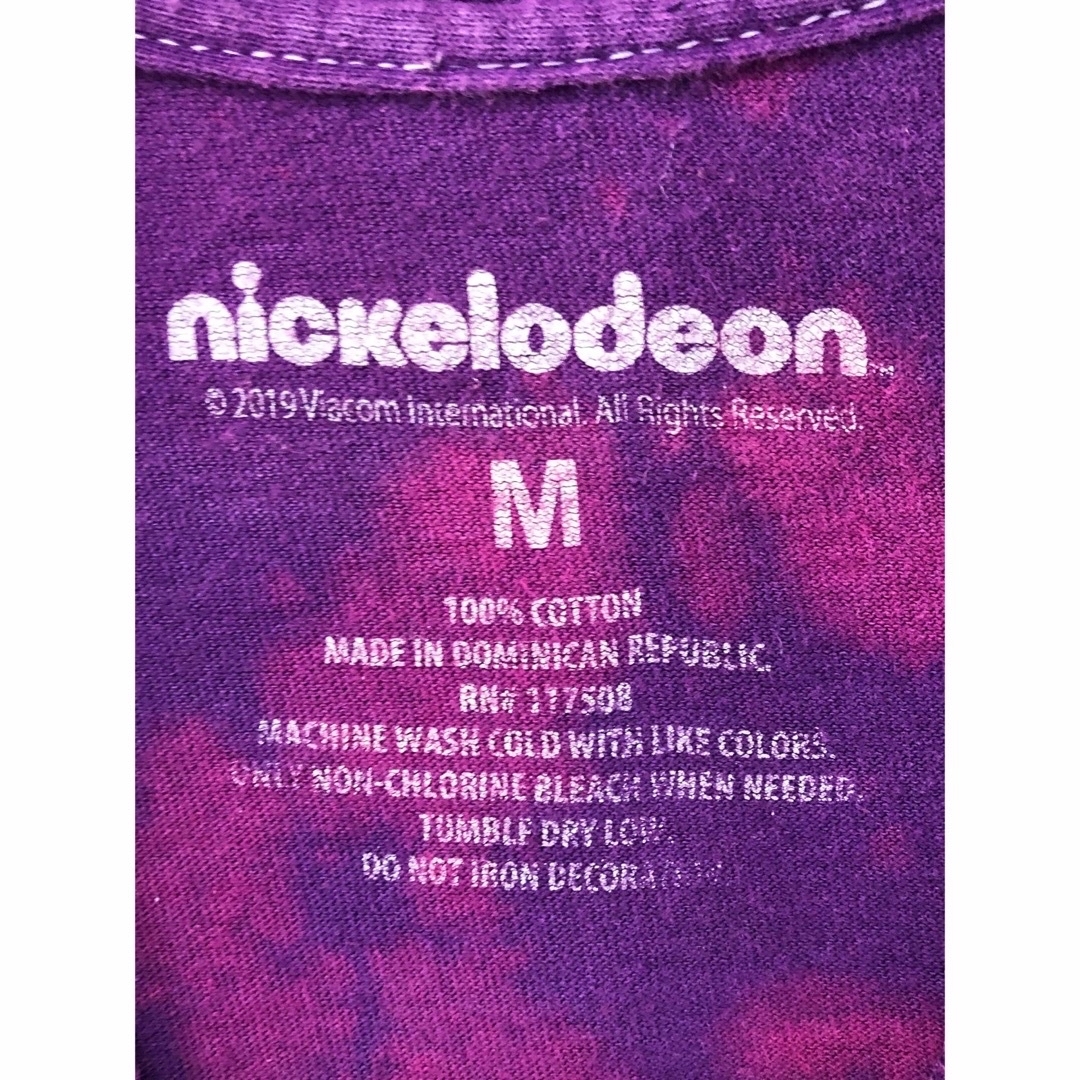 Nickelodeon　ニコロデオン　Tシャツ　M　ダイタイ柄　USA古着 メンズのトップス(Tシャツ/カットソー(半袖/袖なし))の商品写真