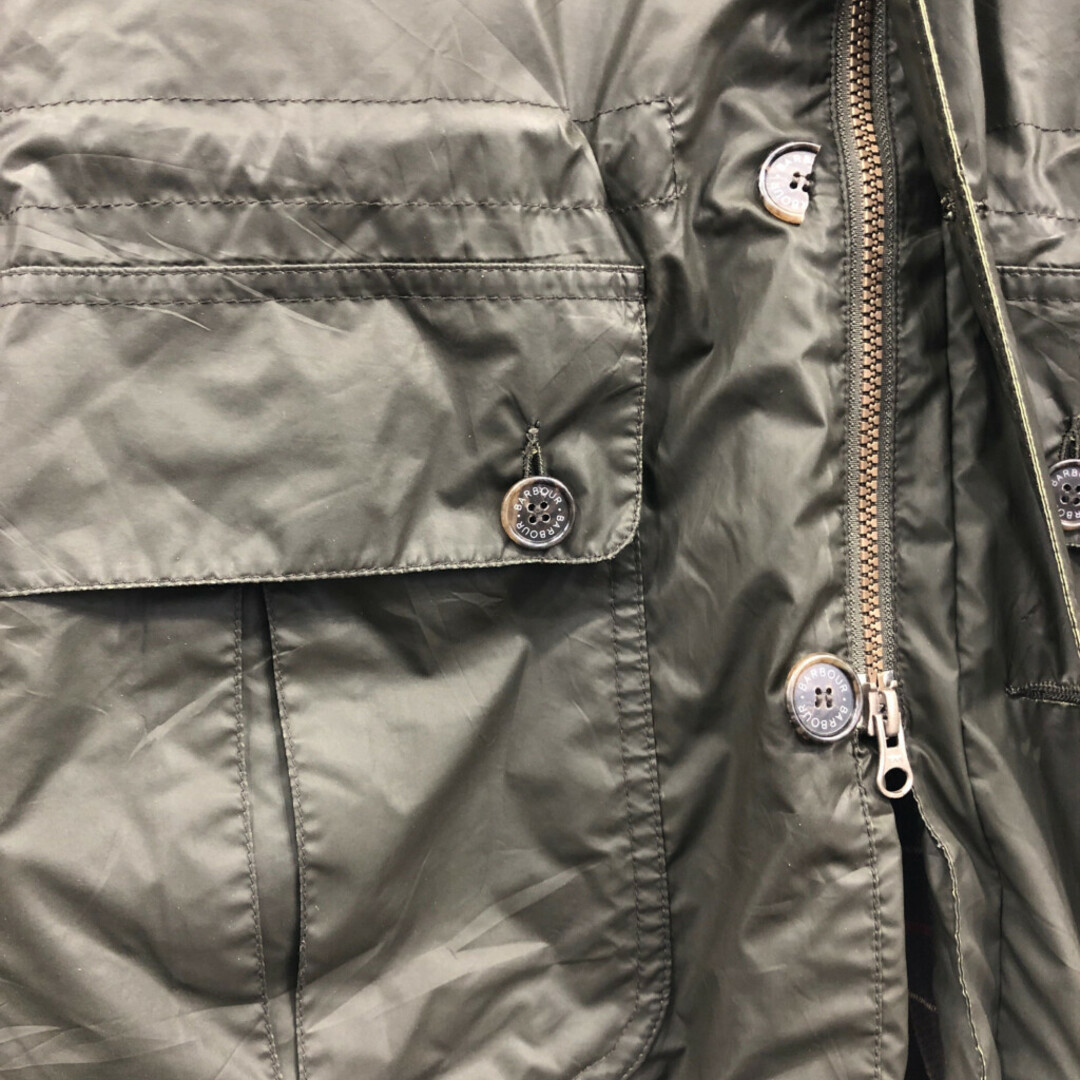 Barbour(バーブァー)のBarbour バブアー ウォータープルーフ ハーフコート ジャケット グリーン (メンズ M) 中古 古着 Q1704 メンズのジャケット/アウター(その他)の商品写真