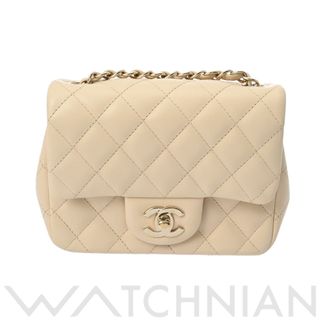 シャネル(CHANEL)の中古 シャネル CHANEL A35200 21番台 レディース ショルダーバッグ ミニマトラッセ ベージュ /ゴールド金具 グレインドカーフスキン(ショルダーバッグ)