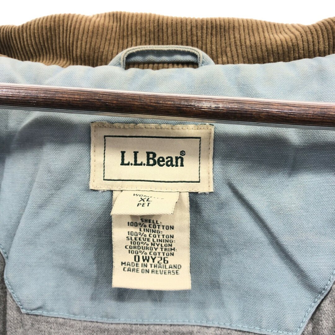 L.L.Bean(エルエルビーン)のL.L.Bean エルエルビーン コットン ハンティングジャケット アウトドア ブルー (レディース XL) 中古 古着 Q1748 レディースのジャケット/アウター(その他)の商品写真