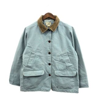 エルエルビーン(L.L.Bean)のL.L.Bean エルエルビーン コットン ハンティングジャケット アウトドア ブルー (レディース XL) 中古 古着 Q1748(その他)