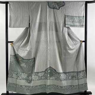 訪問着 身丈156cm 裄丈63cm 正絹 秀品 【中古】(着物)