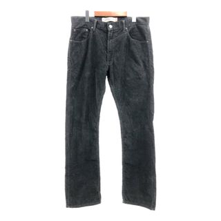 リーバイス(Levi's)のLevi's リーバイス 505 コーデュロイパンツ アメカジ ブラック (メンズ 34×32) 中古 古着 Q1754(その他)