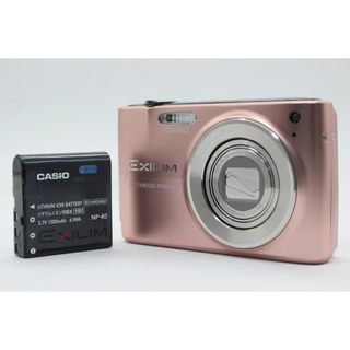 【返品保証】 カシオ Casio Exilim EX-Z400 ピンク 4x バッテリー付き コンパクトデジタルカメラ  s7604(コンパクトデジタルカメラ)