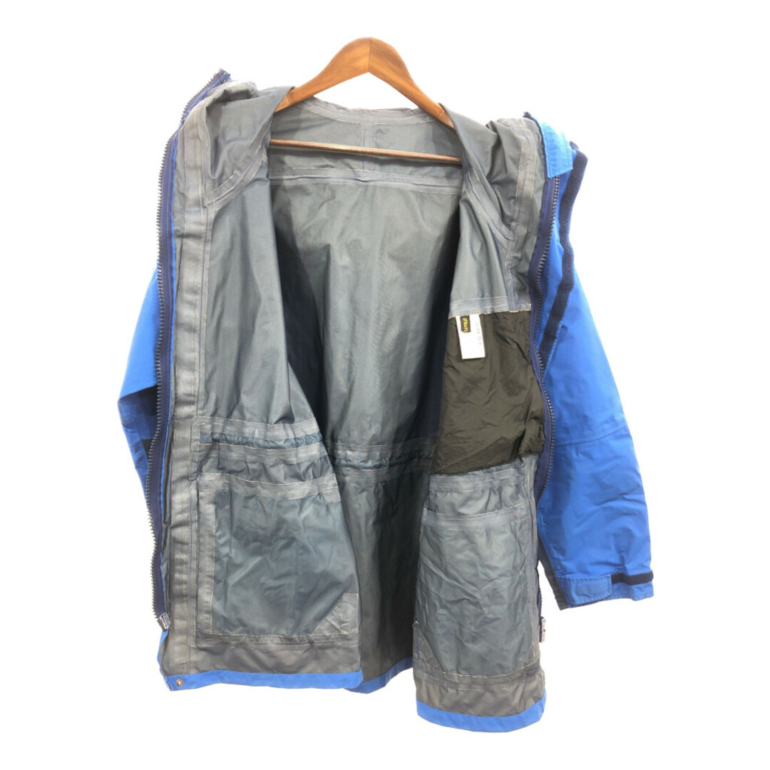 MOUNTAIN DESIGNS GORE-TEX ゴアテックス マウンテンパーカー ジャケット アウトドア ブルー (メンズ XL相当) 中古 古着 Q1772 メンズのジャケット/アウター(マウンテンパーカー)の商品写真