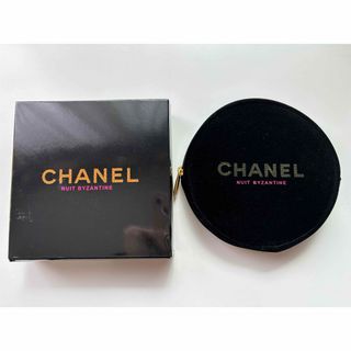 シャネル(CHANEL)のシャネル　ベロア　ラウンドジッパーポーチ　ノベルティ(ポーチ)