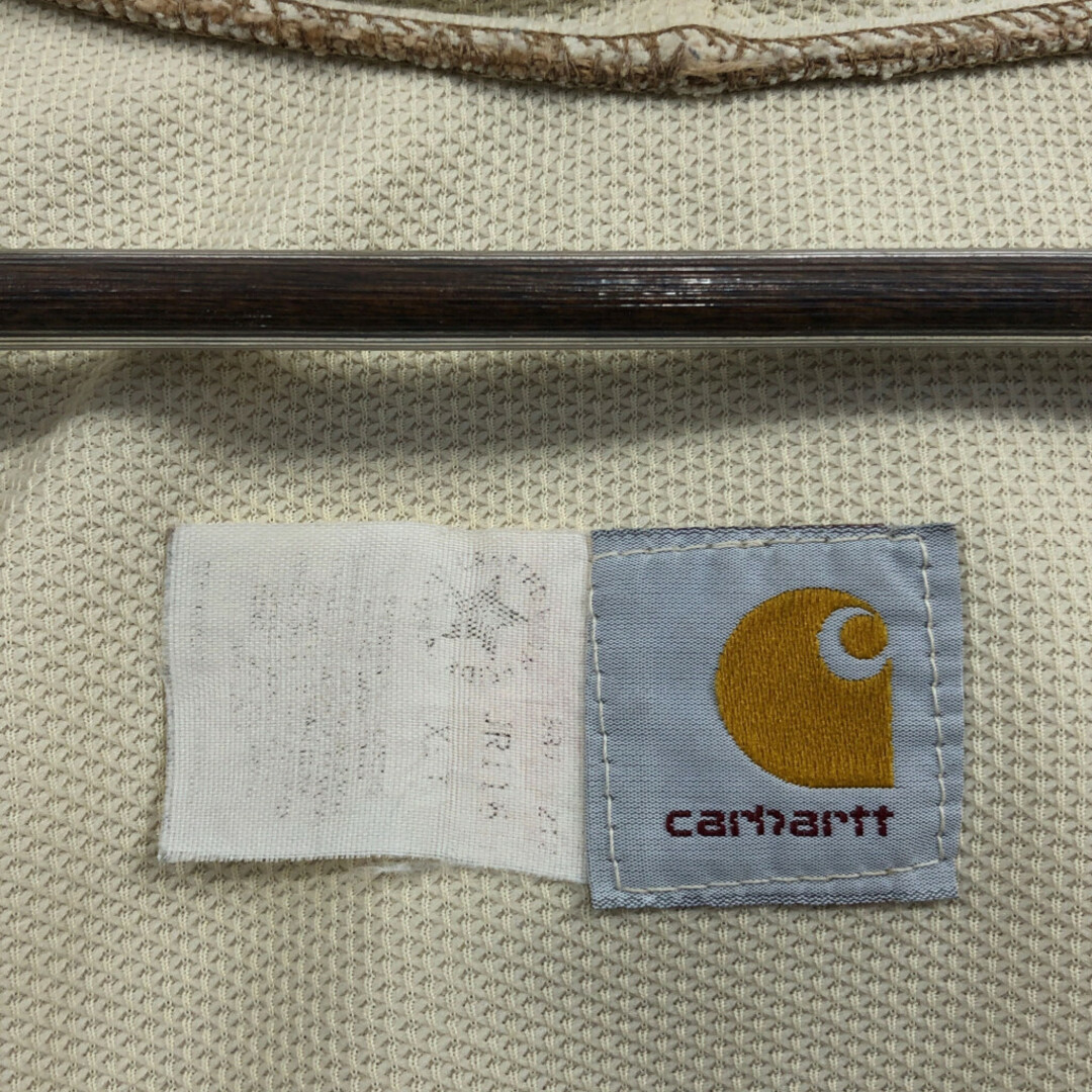 carhartt(カーハート)の80年代 USA製 Carhartt カーハート アクティブパーカー ジャケット ダック ワーク ブラウン (ユース XL) 中古 古着 Q1777 メンズのジャケット/アウター(その他)の商品写真