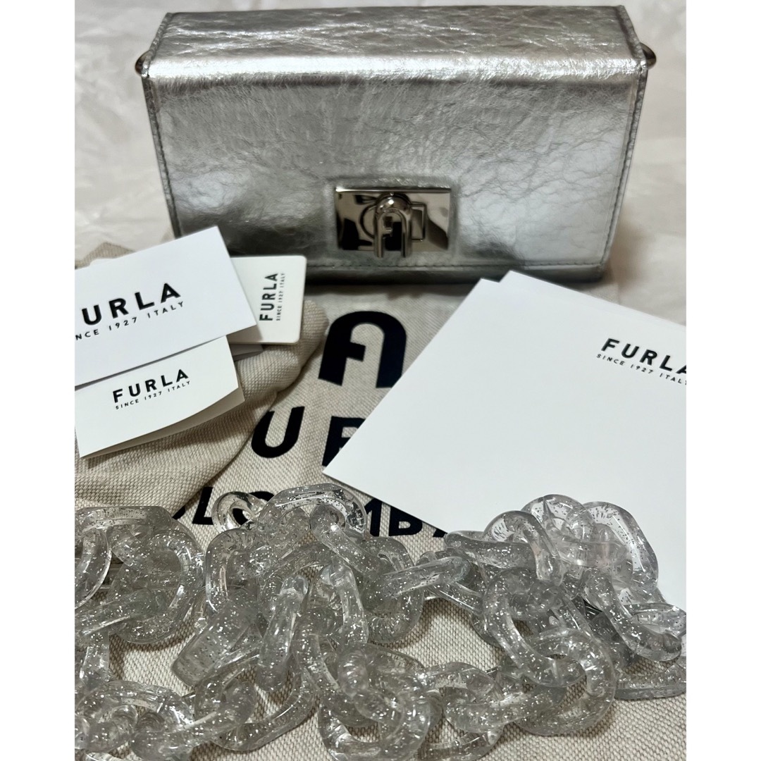 Furla(フルラ)の【2way】FURLA   バッグ　シルバー レディースのバッグ(ショルダーバッグ)の商品写真