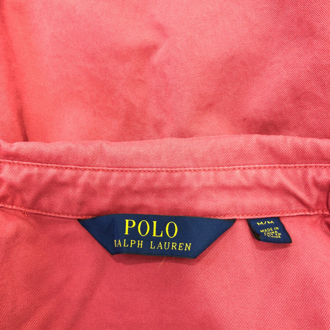 POLO RALPH LAUREN(ポロラルフローレン)のPolo by Ralph Lauren ポロ ラルフローレン スイングトップ ジャケット ワンポイントロゴ ピンク (メンズ M) 中古 古着 Q1786 メンズのジャケット/アウター(その他)の商品写真