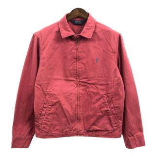 ポロラルフローレン(POLO RALPH LAUREN)のPolo by Ralph Lauren ポロ ラルフローレン スイングトップ ジャケット ワンポイントロゴ ピンク (メンズ M) 中古 古着 Q1786(その他)