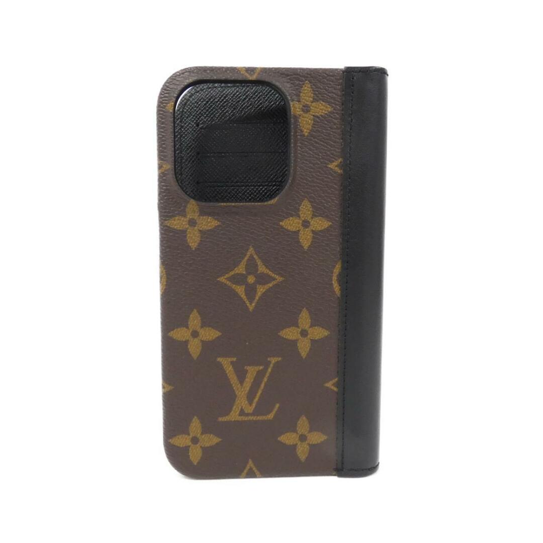 LOUIS VUITTON(ルイヴィトン)の【未使用品】ルイヴィトン　モノグラム　ｉＰｈｏｎｅ１５Ｐｒｏフォリオ　Ｍ８２８９１　フォンケース メンズのファッション小物(キーホルダー)の商品写真