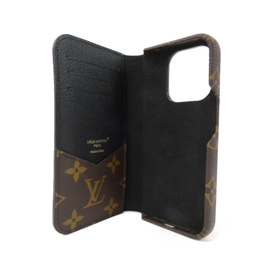 LOUIS VUITTON(ルイヴィトン)の【未使用品】ルイヴィトン　モノグラム　ｉＰｈｏｎｅ１５Ｐｒｏフォリオ　Ｍ８２８９１　フォンケース メンズのファッション小物(キーホルダー)の商品写真