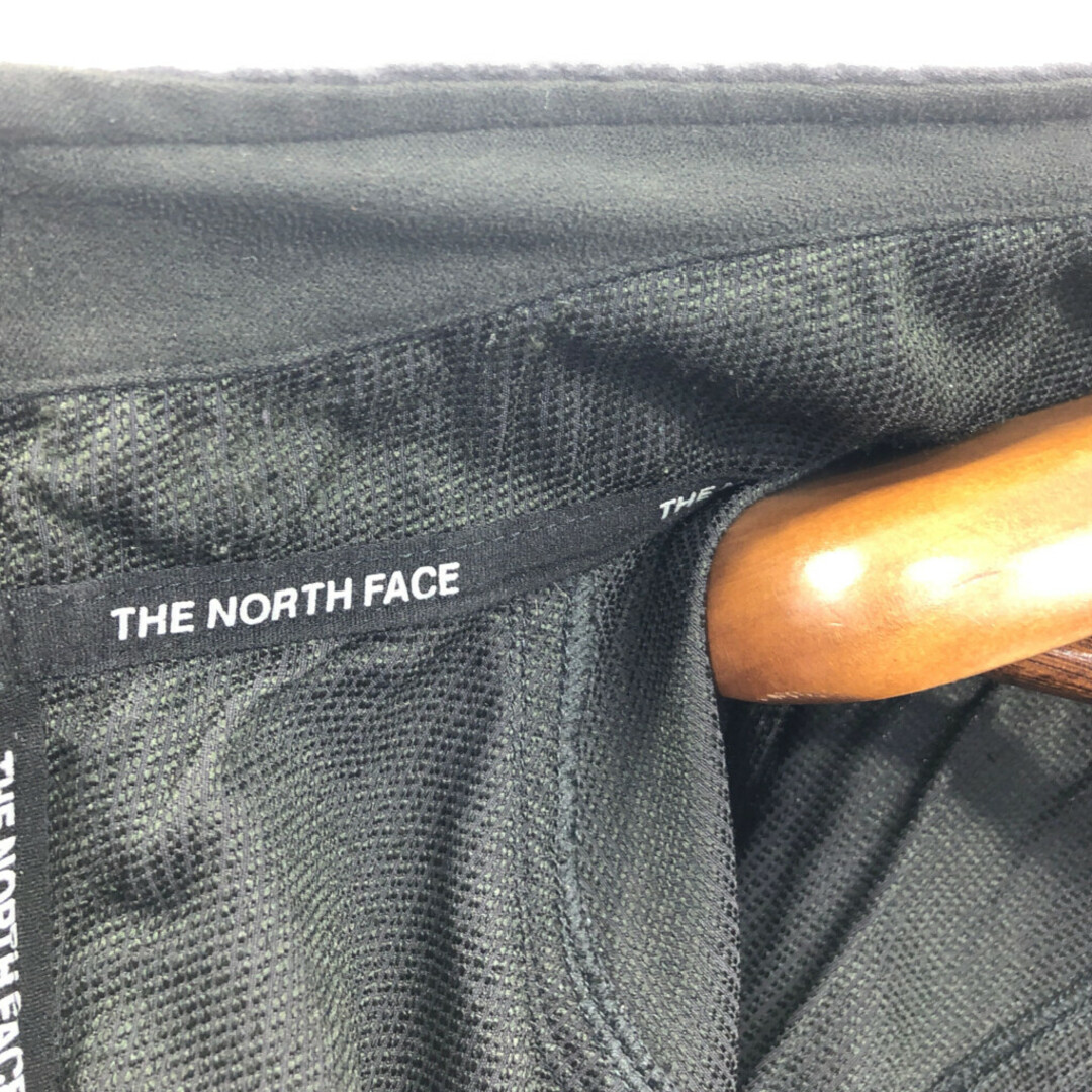 THE NORTH FACE(ザノースフェイス)のTHE NORTH FACE ノースフェイス FLIGHT SERIES ハーフジップ プルオーバー ジャケット ブラック (メンズ L相当) 中古 古着 Q1769 メンズのジャケット/アウター(その他)の商品写真