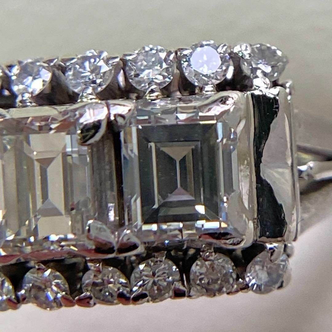 Pt900　天然ダイヤモンドリング　D1.80ct　サイズ15号　プラチナ レディースのアクセサリー(リング(指輪))の商品写真