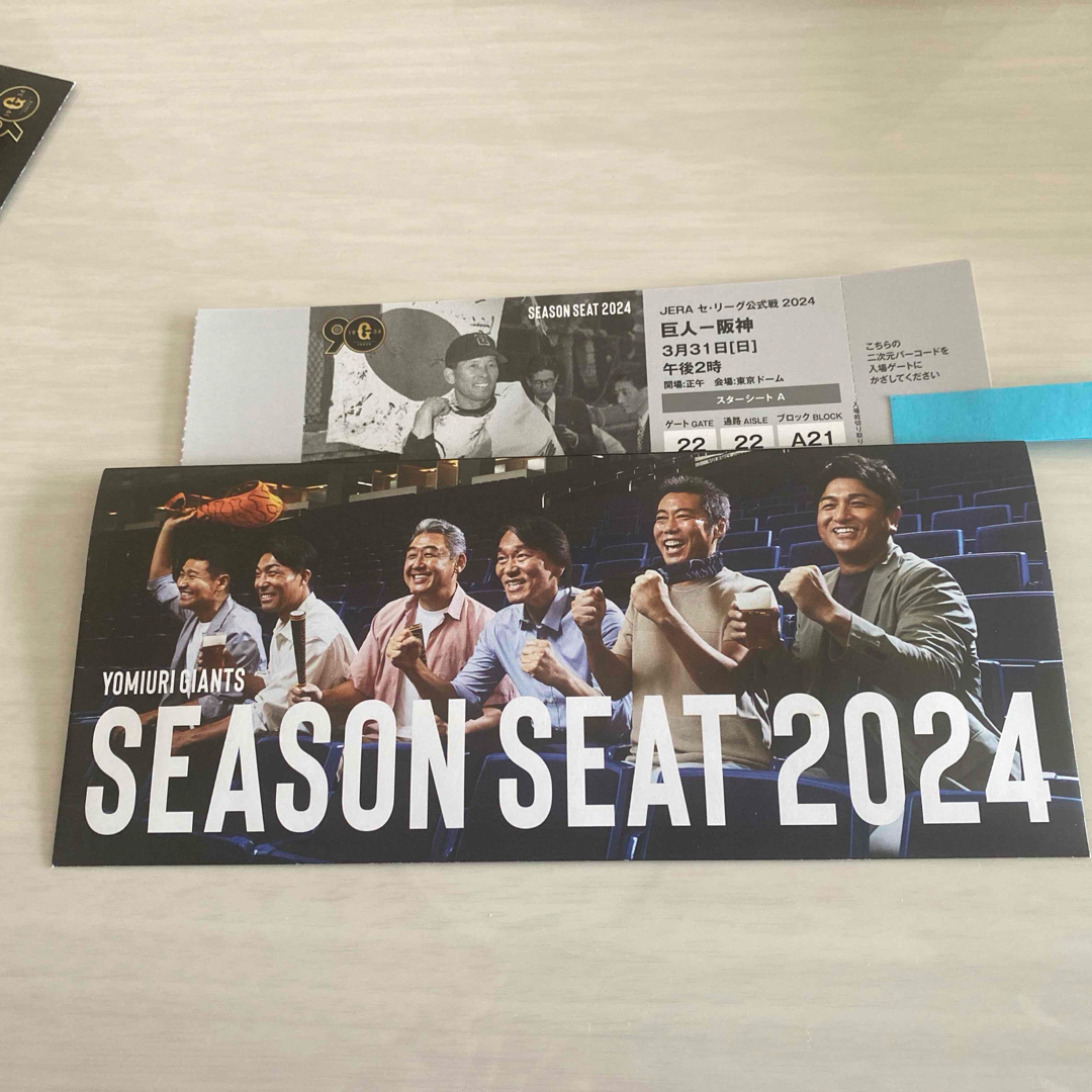 3/31(日)巨人vs阪神スターシート通路側ペアー良席です。 3/31(日)巨人vs阪神スターシート通路側ペアー良席です。