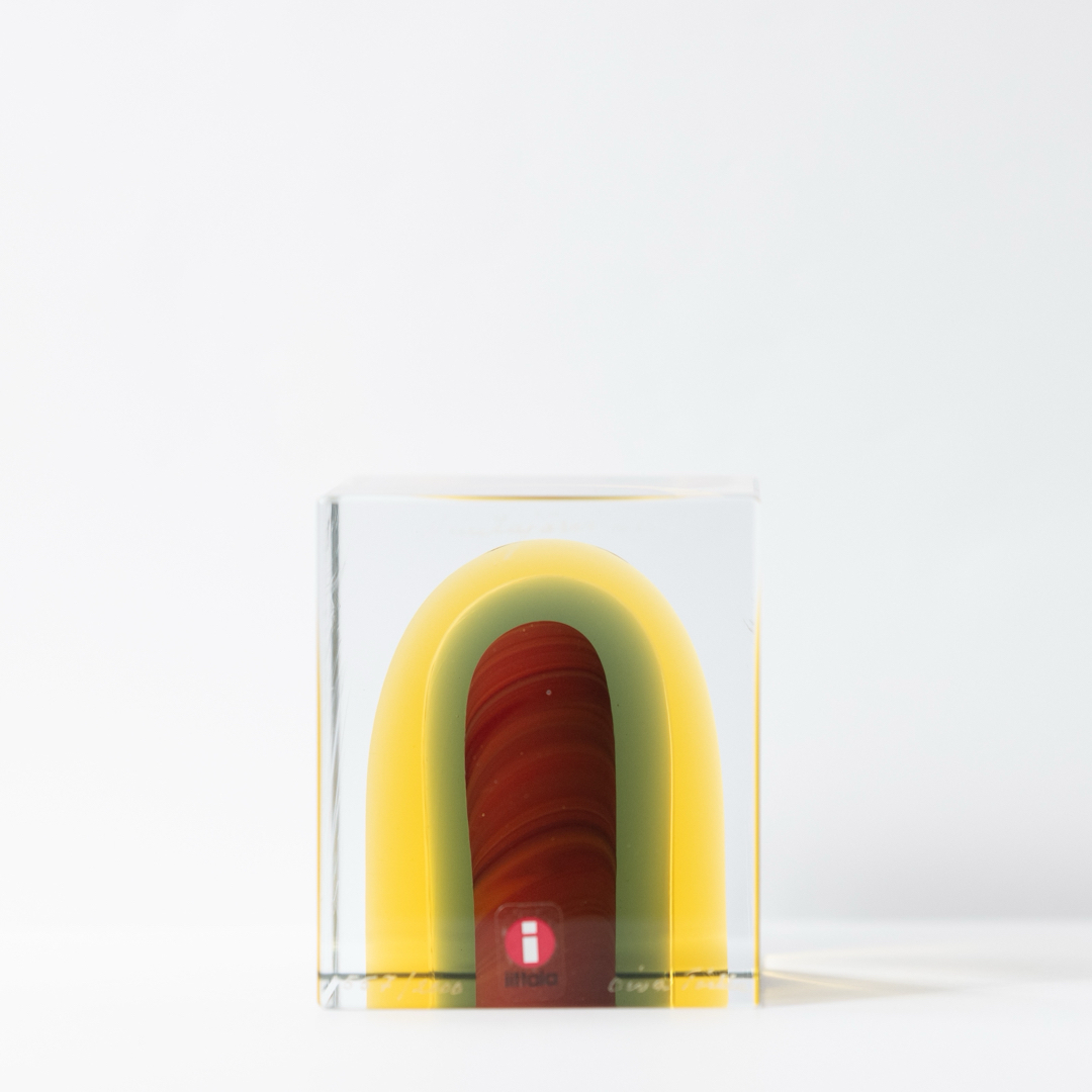 iittala(イッタラ)のiittala Oiva Toikka Annual Cube 2006 エンタメ/ホビーの美術品/アンティーク(ガラス)の商品写真