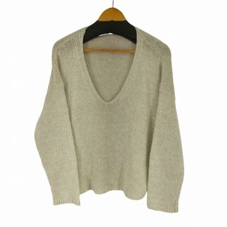 ザラ(ZARA)のZARA(ザラ) アクリルリネン Uネックニット レディース トップス(ニット/セーター)