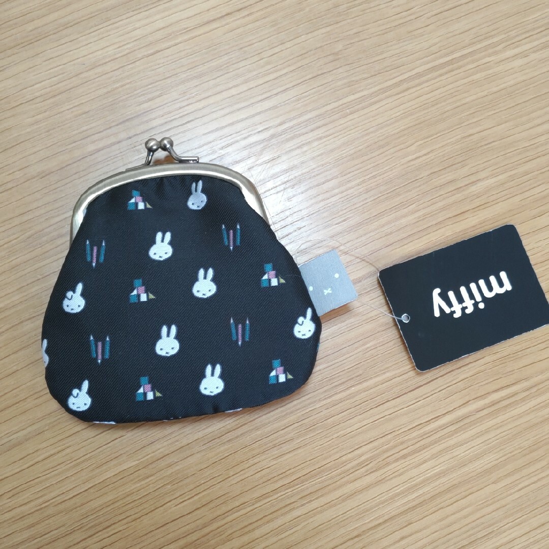 miffy(ミッフィー)のミッフィー ジャガード織がま口 レディースのファッション小物(財布)の商品写真