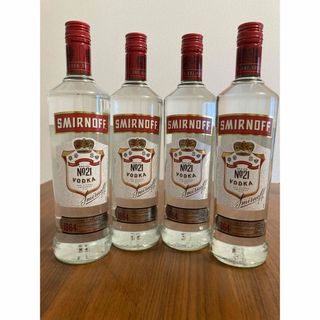 スミノフ ウオッカ SMIRNOFF  750ml 4本(蒸留酒/スピリッツ)