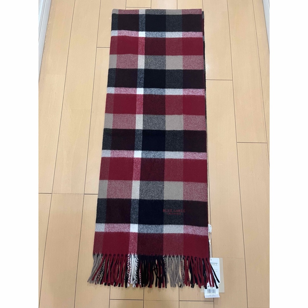 BLUE LABEL CRESTBRIDGE - ブルーレーベル カシミヤ100%マフラー BLUE LABEL CRESTBRIDGE - ブルーレーベル カシミヤ100%マフラー