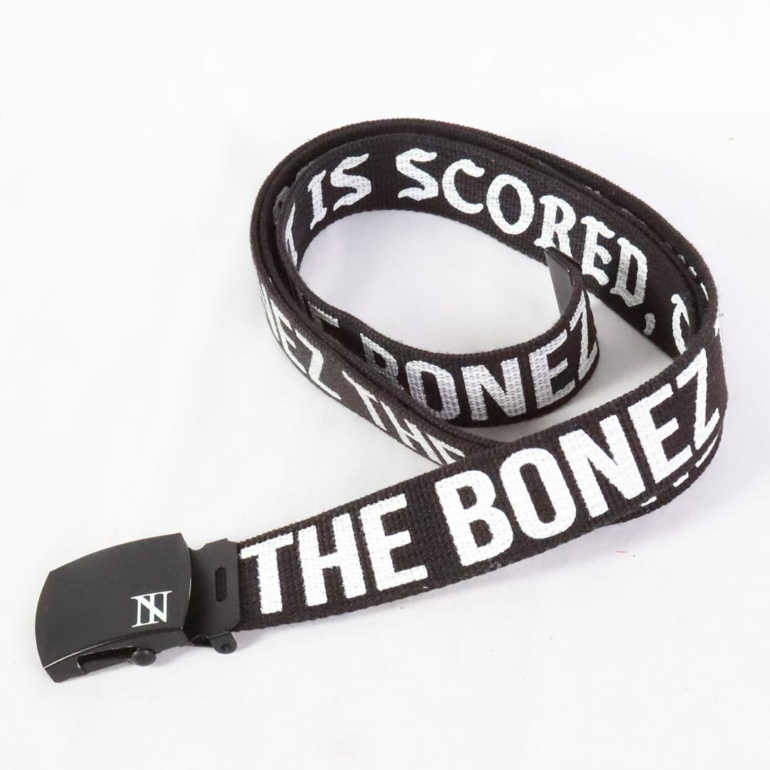 THE BONEZ　ザ・ボーンズ　 ベルト　黒 メンズのファッション小物(ベルト)の商品写真