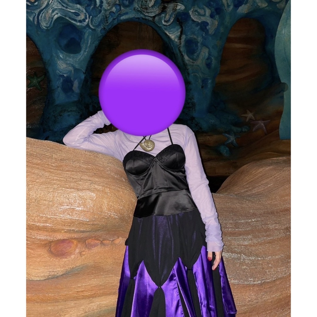 ３月末迄SALE❤︎ 衣装　Disney アースラの衣装一式　着画あり エンタメ/ホビーのコスプレ(衣装一式)の商品写真