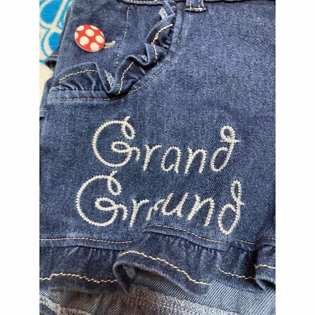 GrandGround(グラグラ)のグラグラサロペット 120 キッズ/ベビー/マタニティのキッズ服女の子用(90cm~)(パンツ/スパッツ)の商品写真