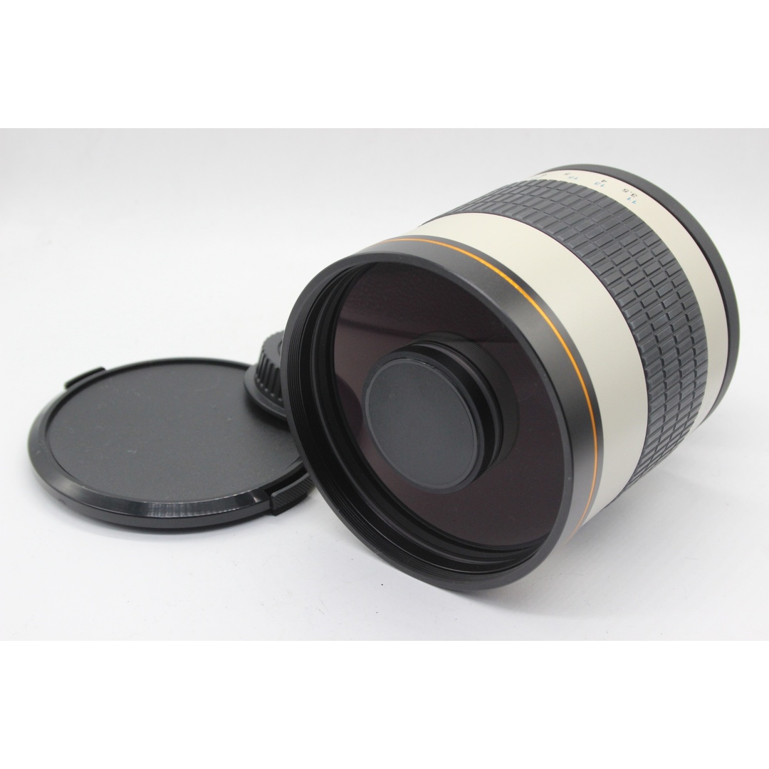 【美品 返品保証】 Kenko ケンコー Mirror Lens 800mm F8.0 DX キャノンEFマウントアダプター付き レンズ  s7637 スマホ/家電/カメラのカメラ(レンズ(単焦点))の商品写真