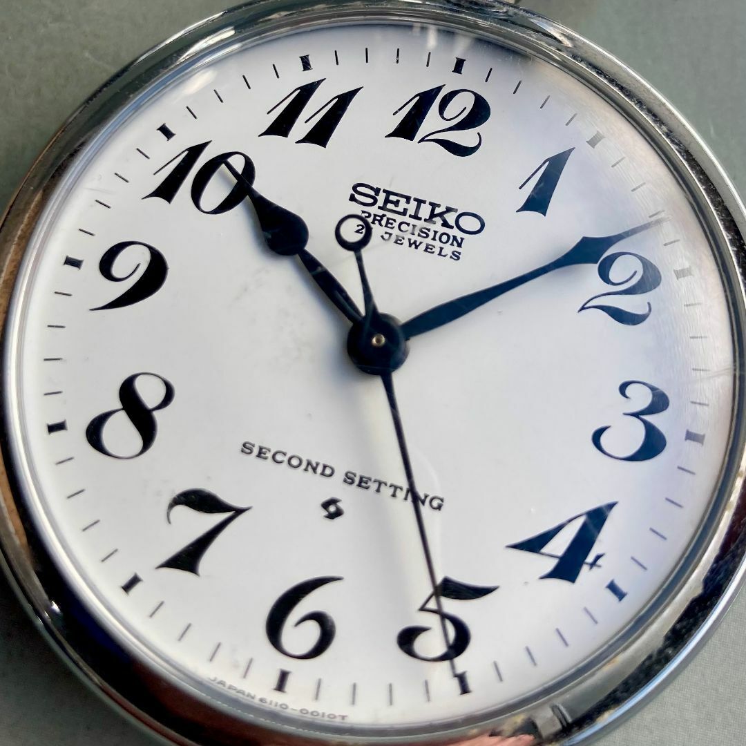 SEIKO(セイコー)の【動作品】セイコー アンティーク 懐中時計 1975年 昭和50年 手巻き 鉄道 メンズの時計(その他)の商品写真