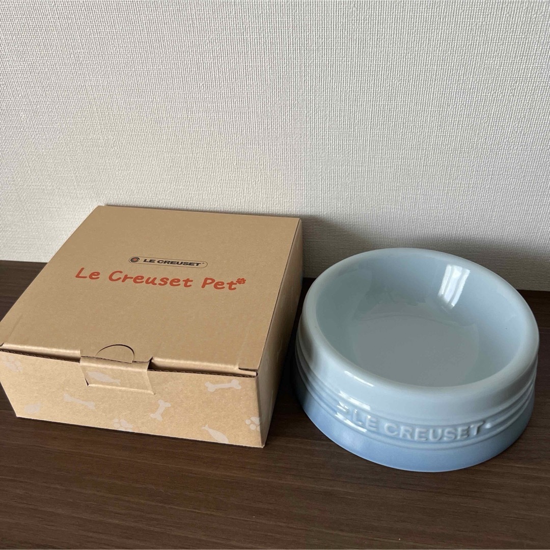 LE CREUSET(ルクルーゼ)のル・クルーゼ ペットボウル ペットボール(S) コースタルブルー 犬 猫 その他のペット用品(犬)の商品写真