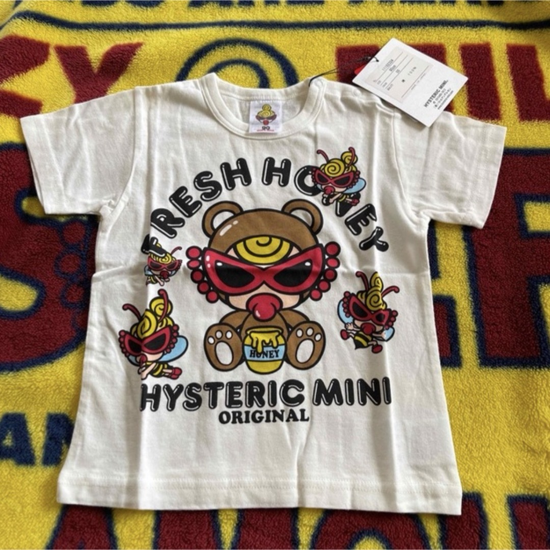 HYSTERIC MINI(ヒステリックミニ)の新品タグ付き　ヒスミニ　テディ キッズ/ベビー/マタニティのキッズ服女の子用(90cm~)(Tシャツ/カットソー)の商品写真