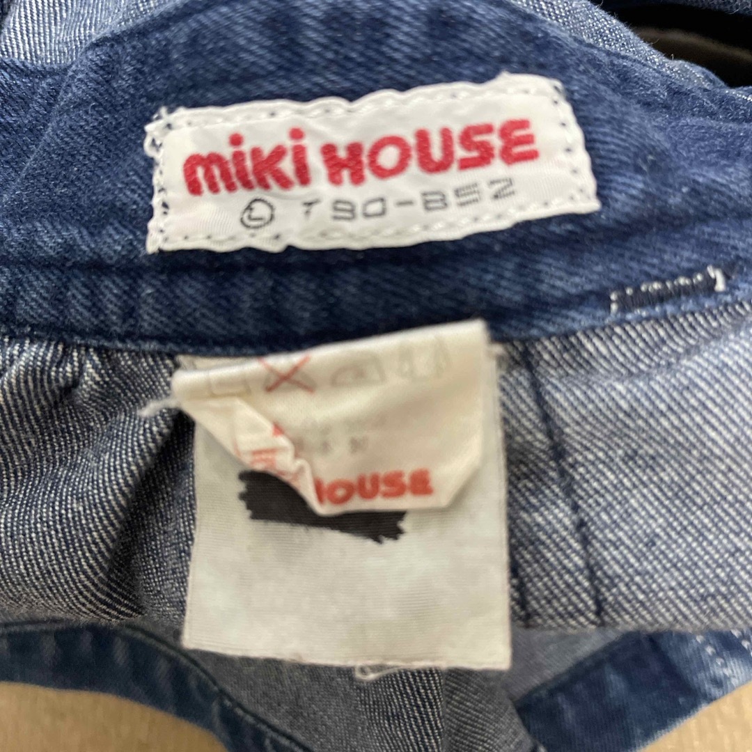 mikihouse(ミキハウス)のミキハウス　サロペット　ワンピース キッズ/ベビー/マタニティのキッズ服女の子用(90cm~)(ワンピース)の商品写真