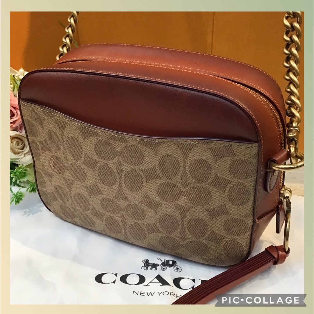 COACH(コーチ)のCOACH  コーチ　ショルダーバッグ　ブラウン レディースのバッグ(ショルダーバッグ)の商品写真