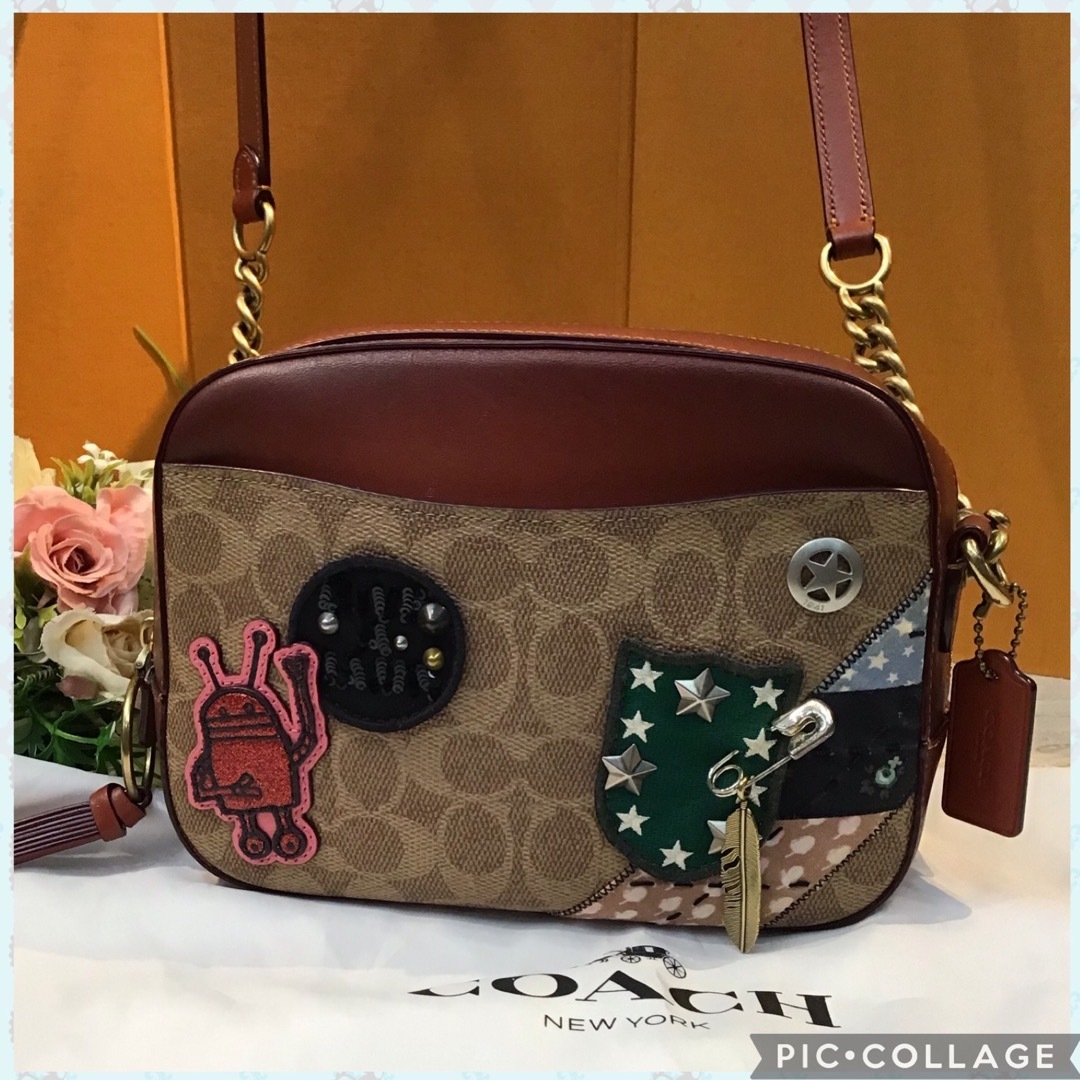 COACH(コーチ)のCOACH  コーチ　ショルダーバッグ　ブラウン レディースのバッグ(ショルダーバッグ)の商品写真