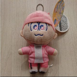 【新品未使用】おそ松さん マスコット ぬいぐるみキーホルダー ピンク(キーホルダー)