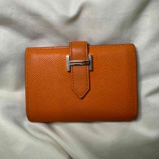 エルメス(Hermes)のHERMES ベアンミニ　名刺ケース(名刺入れ/定期入れ)