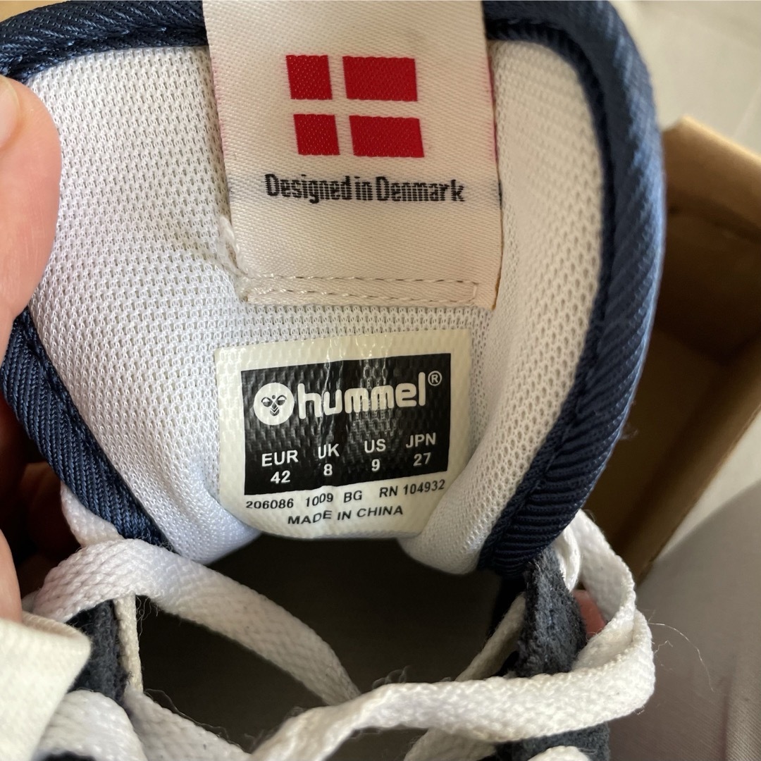 hummel(ヒュンメル)の【hummel】スニーカー　27cm ネイビー×レッド メンズの靴/シューズ(スニーカー)の商品写真