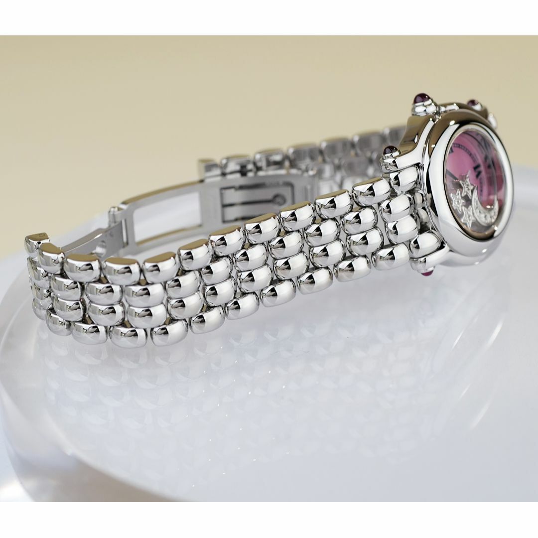 Chopard(ショパール)の美品 ショパール ハッピースポーツ スターダイアモンド レディース  レディースのファッション小物(腕時計)の商品写真