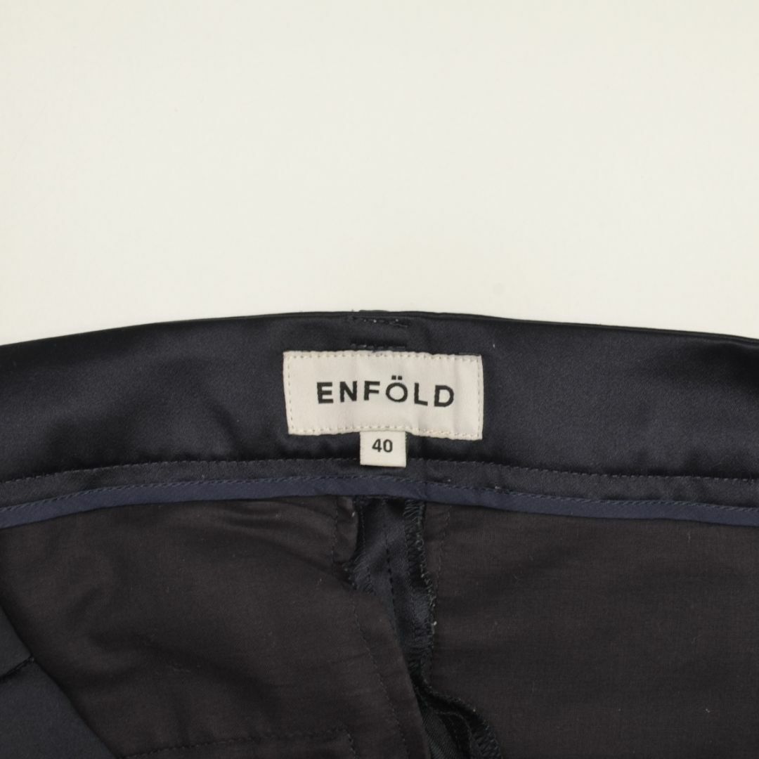 ENFOLD(エンフォルド)の【ENFOLD】3005A331-1730 センタープレス サテンパンツ レディースのパンツ(その他)の商品写真