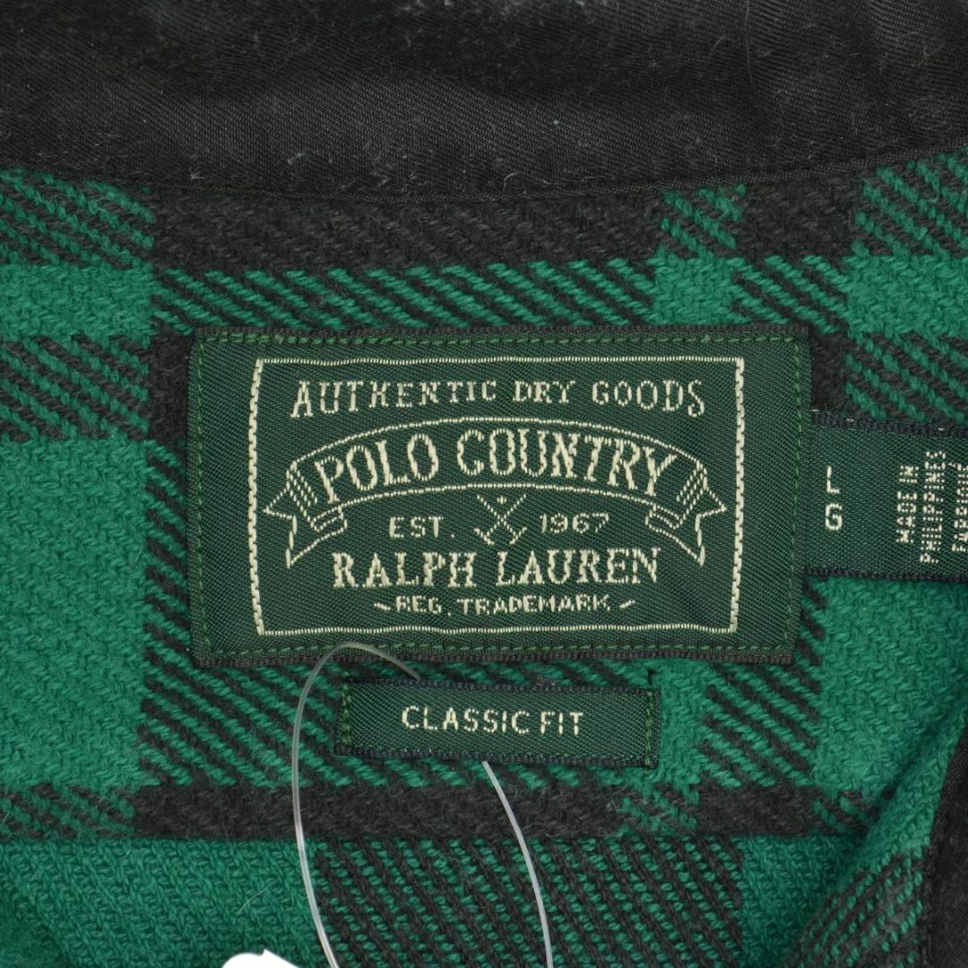 POLO RALPH LAUREN(ポロラルフローレン)の【POLOCOUNTRY】CLASSIC FIT チェックウエスタンネルシャツ メンズのトップス(シャツ)の商品写真