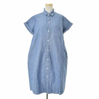 【Gymphlex】CHAMBRAY SHIRTS ONEPIECE