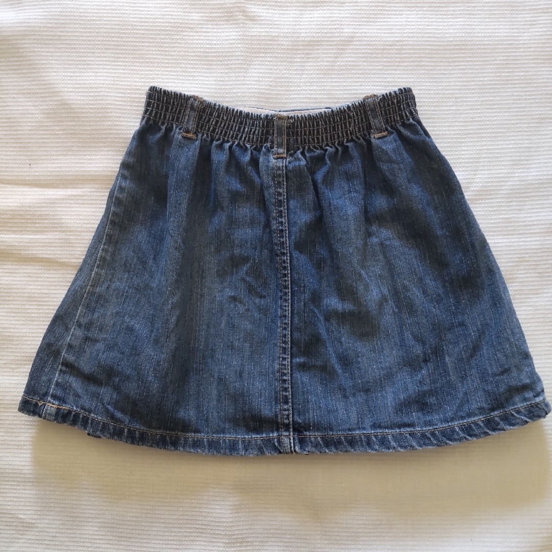 GAP(ギャップ)の⑧ デニムスカート　100cm キッズ/ベビー/マタニティのキッズ服女の子用(90cm~)(スカート)の商品写真