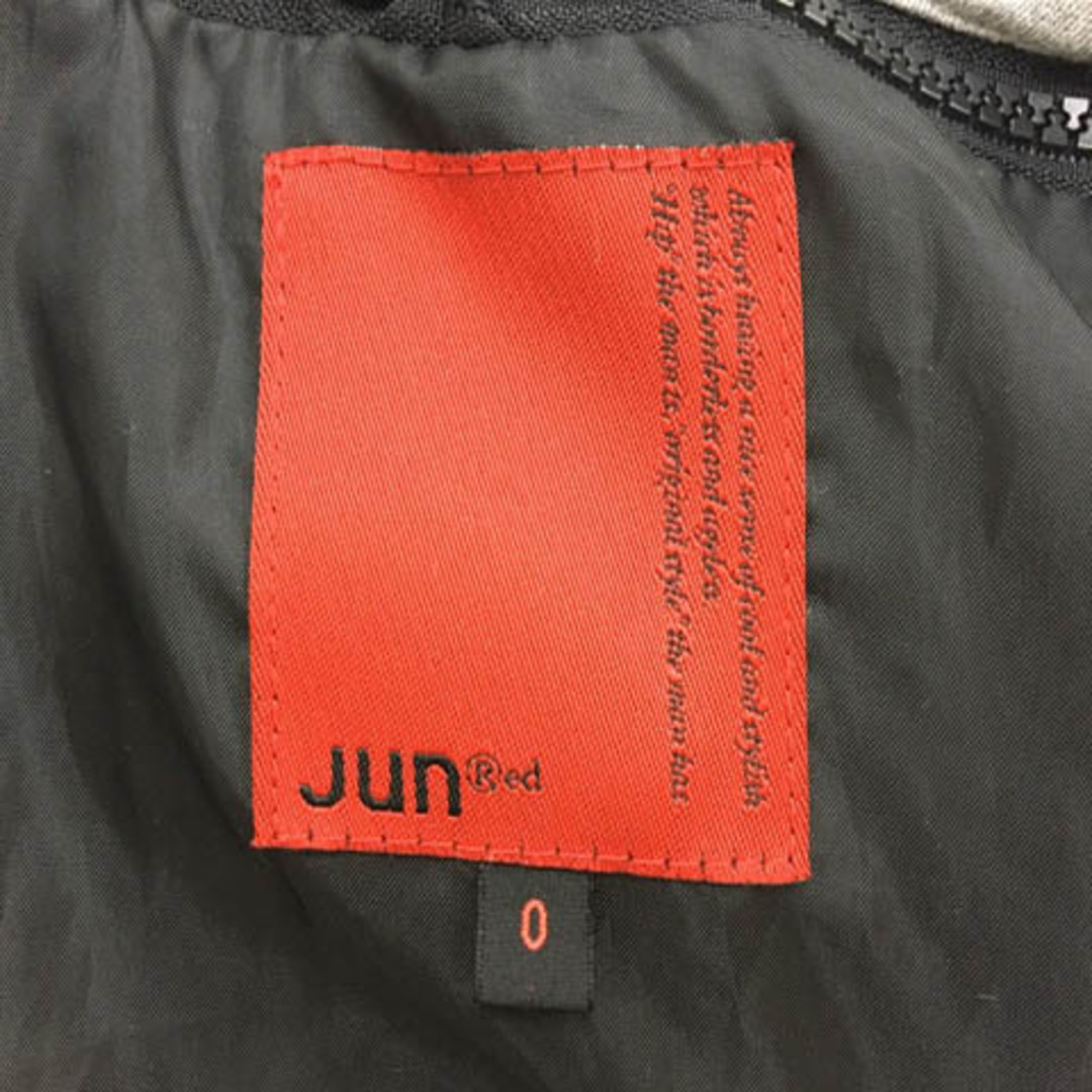 JUNRED(ジュンレッド)のジュンレッド ジャケット ブルゾン 中綿 フード ナイロン 0 黒 グレー メンズのメンズ その他(その他)の商品写真