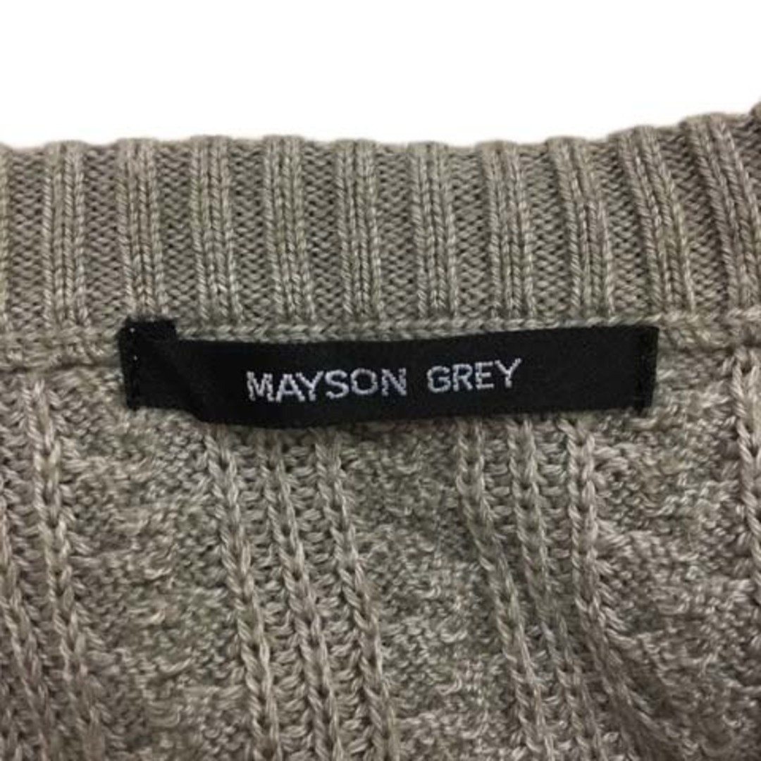 MAYSON GREY(メイソングレイ)のメイソングレイ セーター ニット プルオーバー クルーネック 長袖 2 グレー レディースのトップス(ニット/セーター)の商品写真