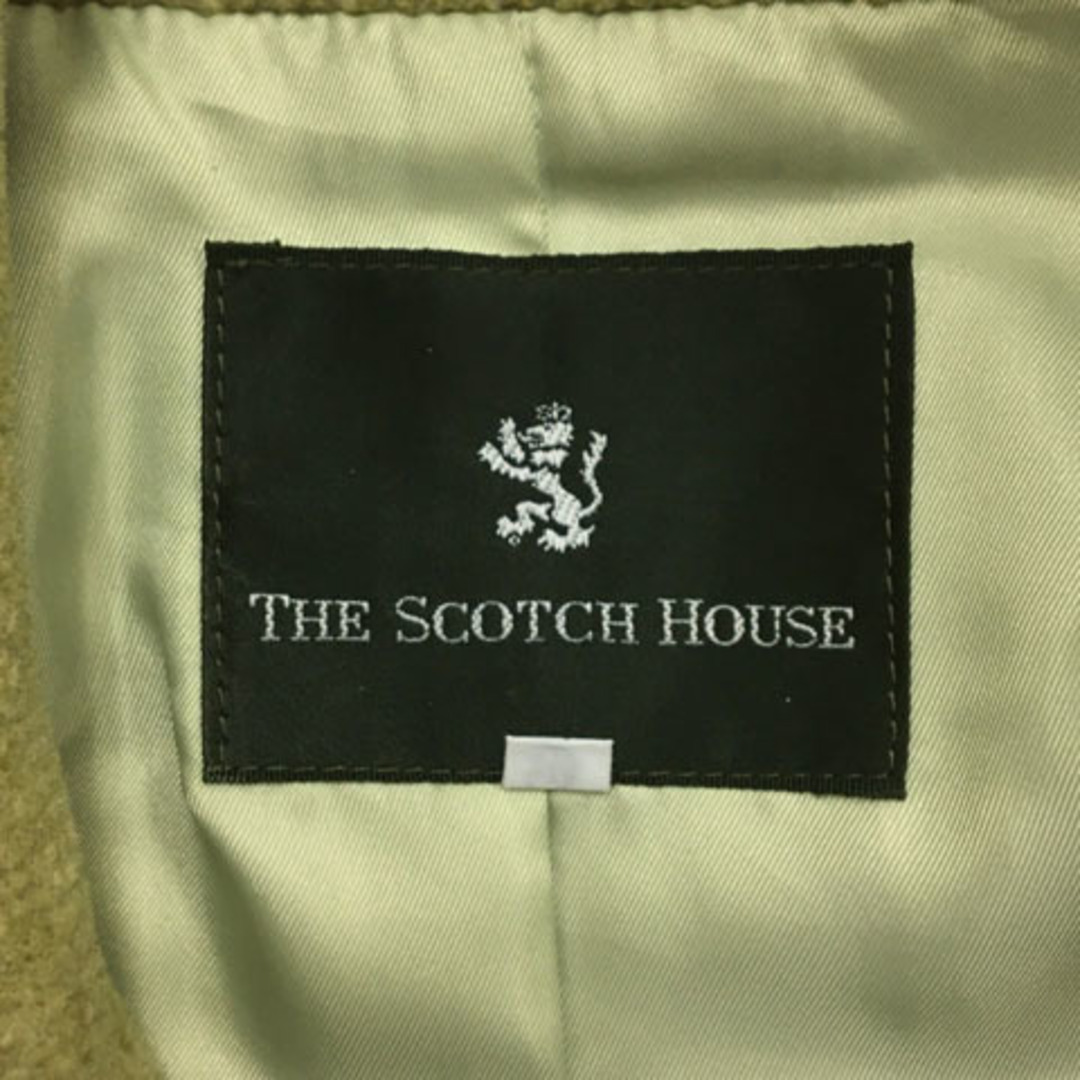 THE SCOTCH HOUSE(ザスコッチハウス)のザ スコッチ ハウス コート スタンドカラー ミドル丈 ウール 38 緑 レディースのジャケット/アウター(その他)の商品写真