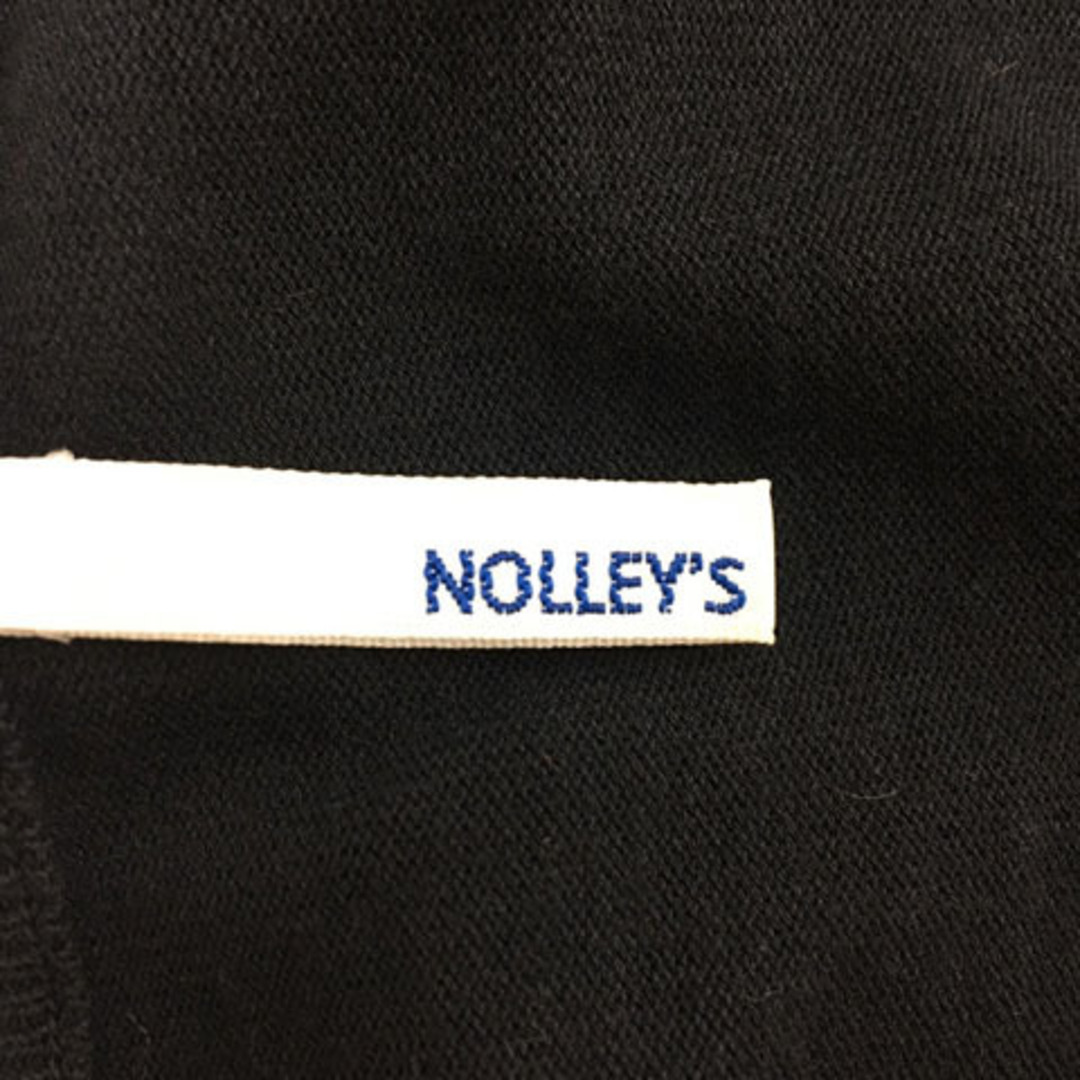 NOLLEY'S(ノーリーズ)のノーリーズ カーディガン ニット クルーネック 無地 七分袖 38 黒 レディースのトップス(カーディガン)の商品写真