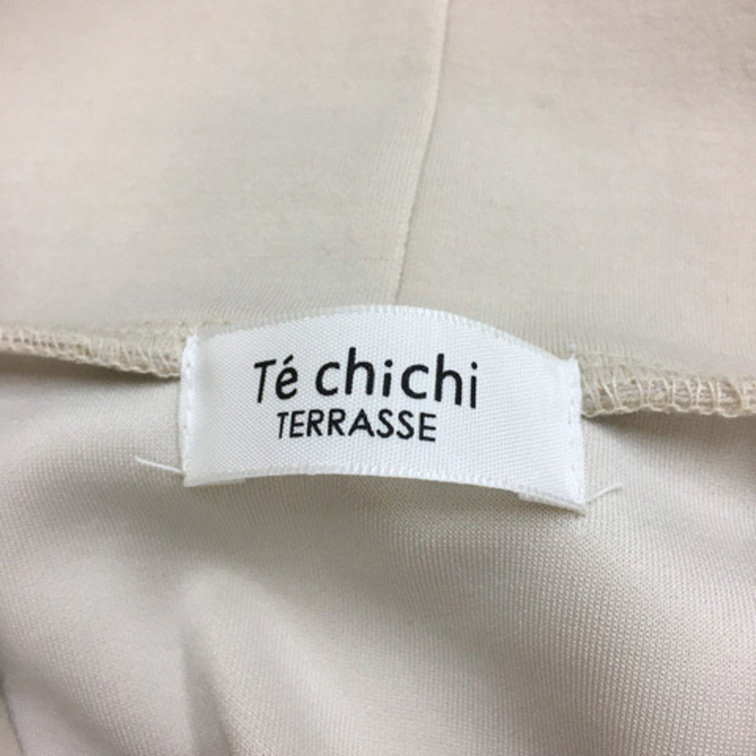 Techichi(テチチ)のテチチ TERRASSE ワンピース ロング フード 長袖 フリー ベージュ レディースのワンピース(ロングワンピース/マキシワンピース)の商品写真